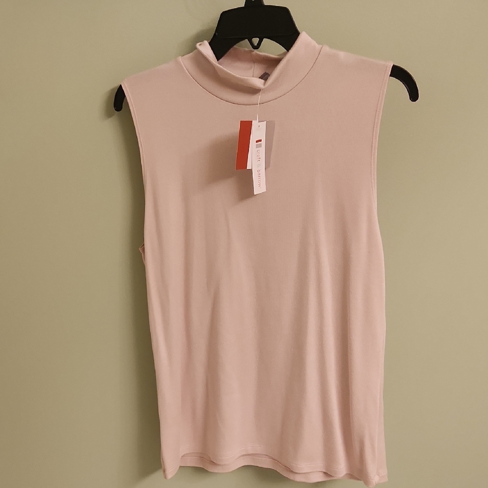 Croft & Barrow Beige Sleeveless Tank Top